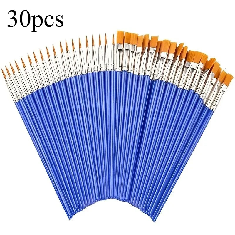 10/20/30pcs Painting Brushes For Painting Handcraft Arts And Craft For Artistic Multifunction Hook Line Painting Equipment - 