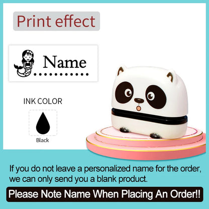 Personalized Name Stamp Set - Custom Waterproof Seal for Organizing Clothes,Shoe,School Supplies,Durable Back To School Gift 