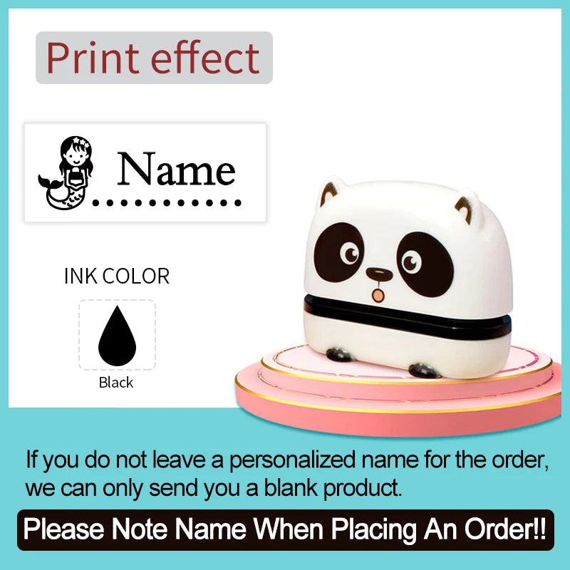 Personalized Name Stamp Set - Custom Waterproof Seal for Organizing Clothes,Shoe,School Supplies,Durable Back To School Gift