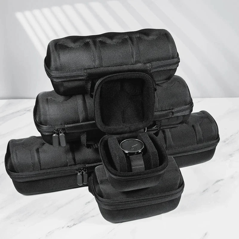 Watch Box Organizer Watch Travel Case Portable Storage Watch Display Holder for Wristwatches and Smart Watches Men Women Gift