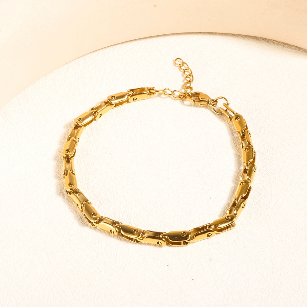 Stainless Steel Bohemian Style Personalized Anklet