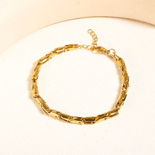 Stainless Steel Bohemian Style Personalized Anklet