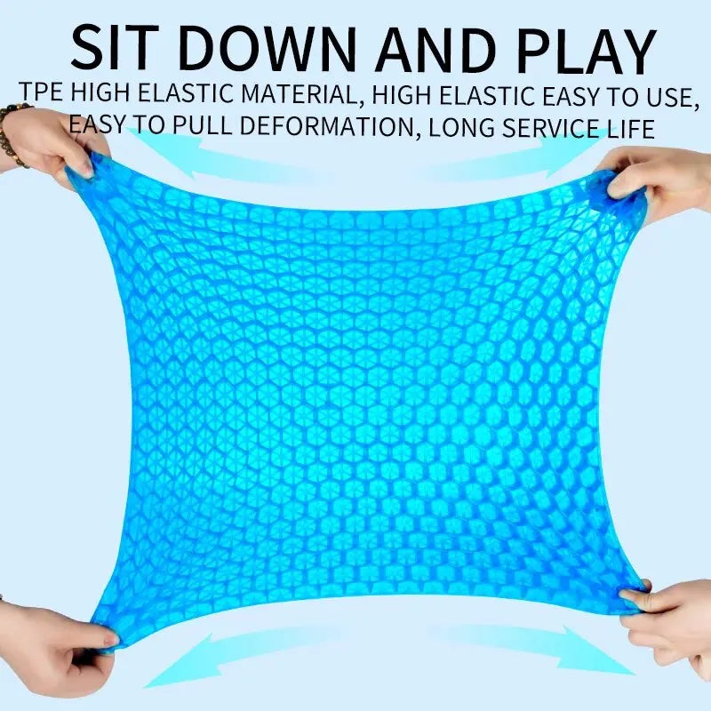 Gel Seat Cushion Summer Breathable Honeycomb Design For Pressure Relief Back Tailbone Pain - Home Office Wheelchair Chair Car