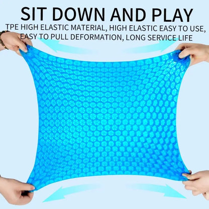 Gel Seat Cushion Summer Breathable Honeycomb Design For Pressure Relief Back Tailbone Pain - Home Office Wheelchair Chair Car