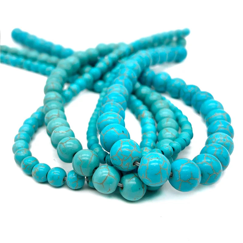 4 6 8 10mm Natural Stone Beads Amethyst Amazonite Agates Jades Loose Round Beads for Jewelry Making Bracelet Necklace DIY