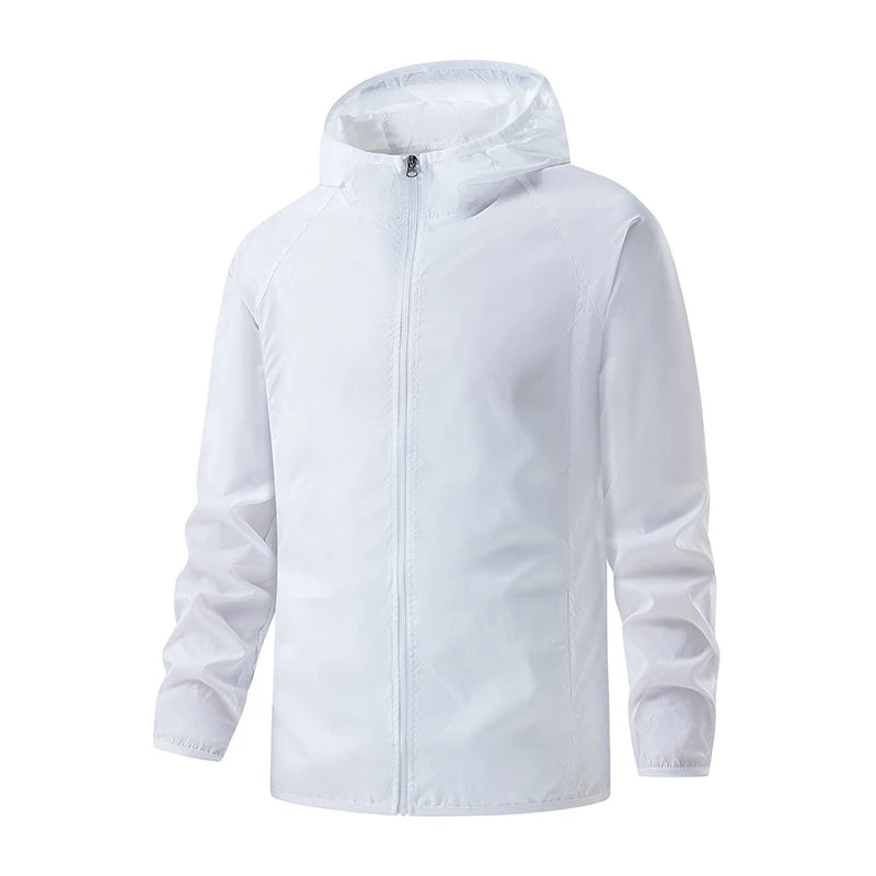 LNGXO Waterproof Hiking Jackets for Men and Women Sun Protection Windbreaker Camping Climbing Rain Coat Unisex Portable Cloth