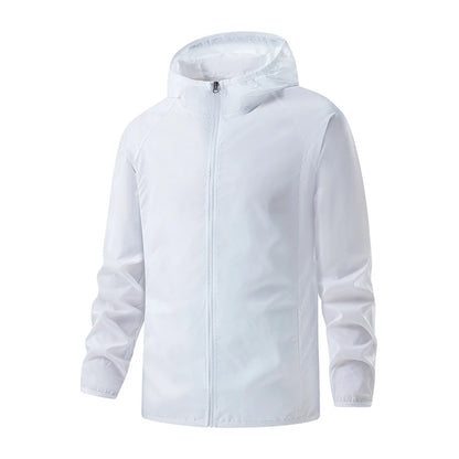 LNGXO Waterproof Hiking Jackets for Men and Women Sun Protection Windbreaker Camping Climbing Rain Coat Unisex Portable Cloth