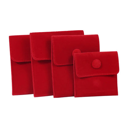 1pcs Jewellery Pouch Packaging Bag Soft Velvet Gift Bracelet Necklace Earrings Rings Storeage Custom Logo