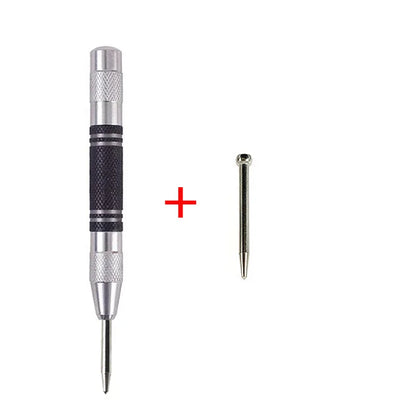 Automatic Centre Punch General Woodworking Metal Drill Adjustable Spring Loaded Automatic Punch Hand Tools for Metal Wood Gla