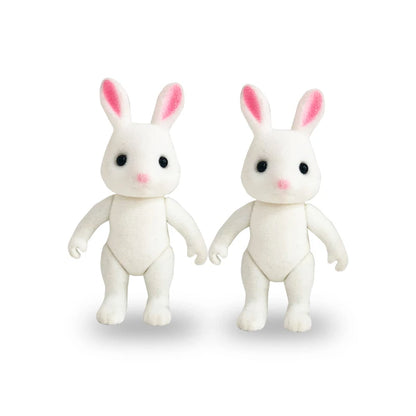 Dress Dollhouse Accessories 1:12 Forest Animal Family Clothes Fashion Daily Wear Casual Outfits Vest Shirt Skirt Pants for Do