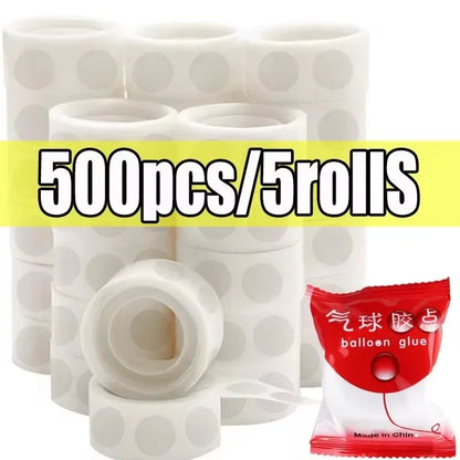 Double Sided Clear Sticky Point Tape Balloon Glue Dot Adhesive Birthday Wedding Party Balloons Glue Sticker Photoes Stand Arc
