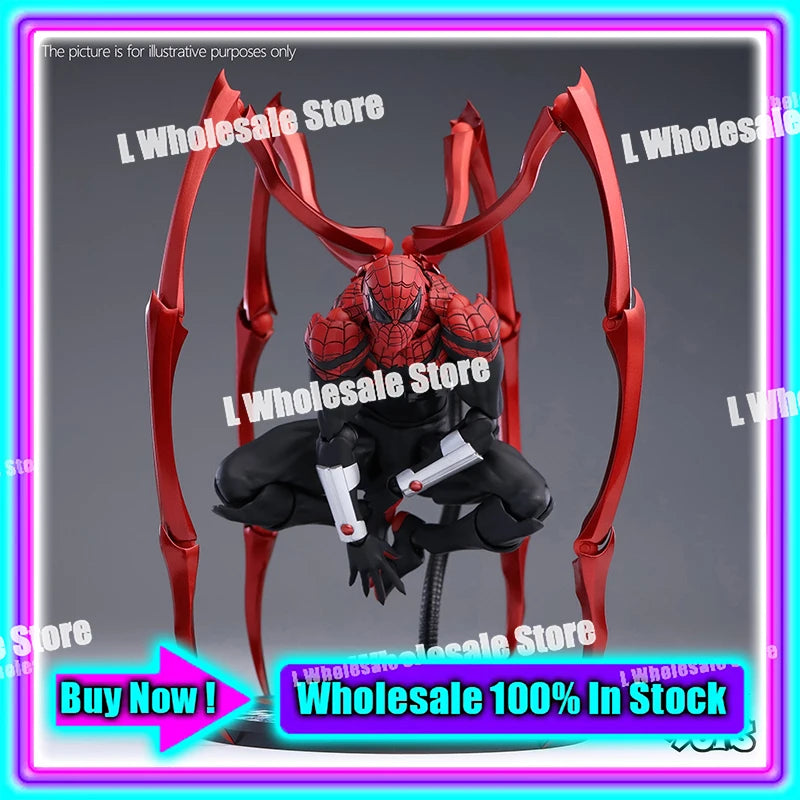 In Stock Mess Toys Superior Symbiote Scarlet Spider Ct Toys Spiderman Daredevil Batman Wolverine Anime Action Figure Gifts To