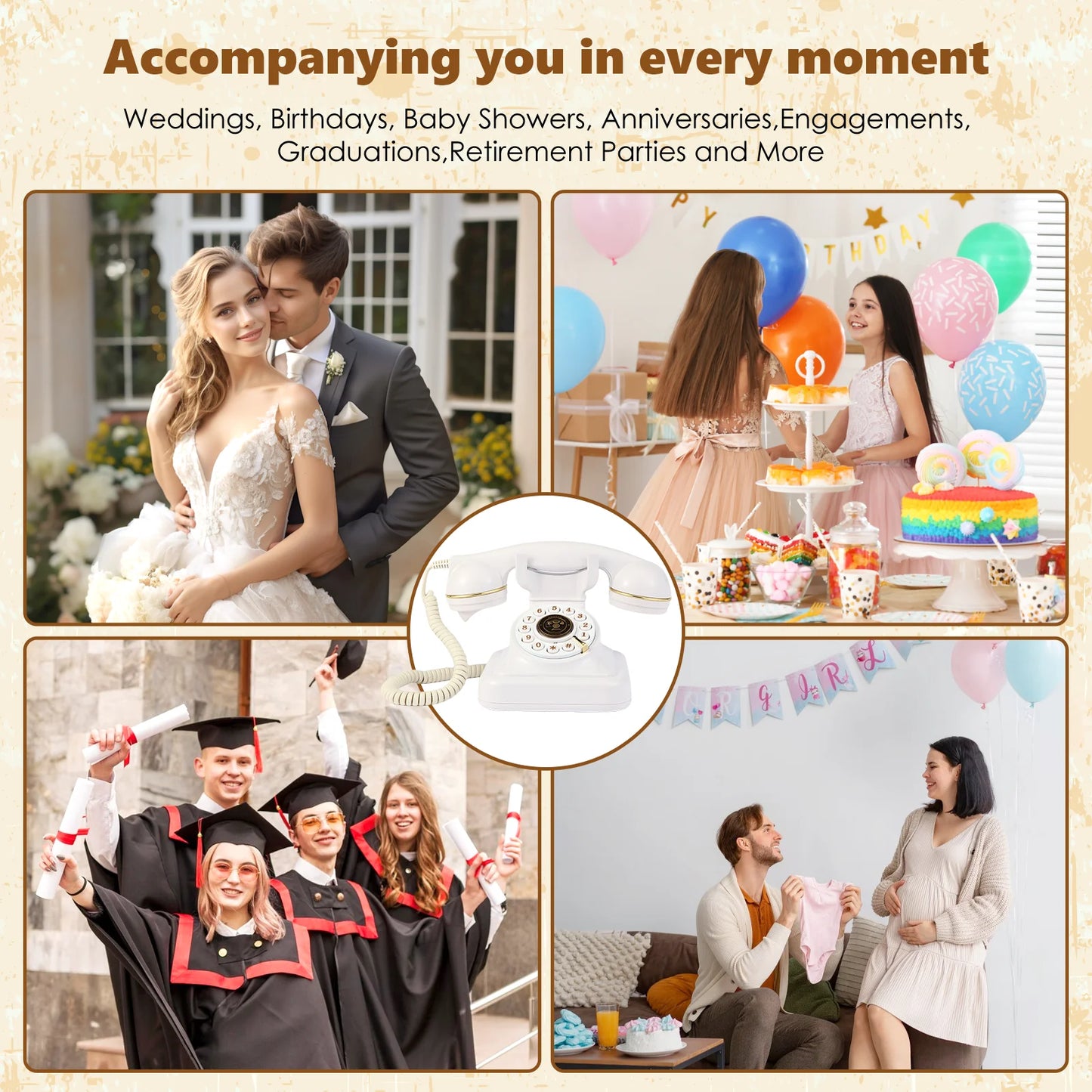 Audio message book phone wedding guest voice blessing message book banquet voice check-in message phone birthday party celebr