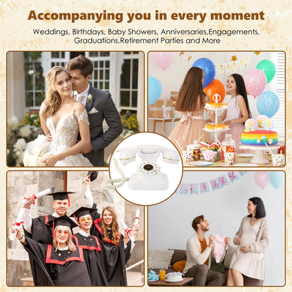 Audio message book phone wedding guest voice blessing message book banquet voice check-in message phone birthday party celebr