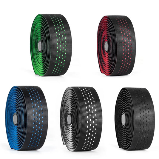 1pair Perforated Breathable Handlebar Tapes Non-slip Road Bike Bar Tape EVA/PU Soft Anti-Vibration Wrap Tape Durable Bar Bart