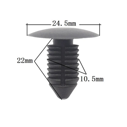Trim Panel Clip 5mm 6mm 7mm 8mm 9mm 10mm 11mm Hole Car Moulding Clip Plastic Screw Fasteners Auto Roof Tailgate Lining Rivet 