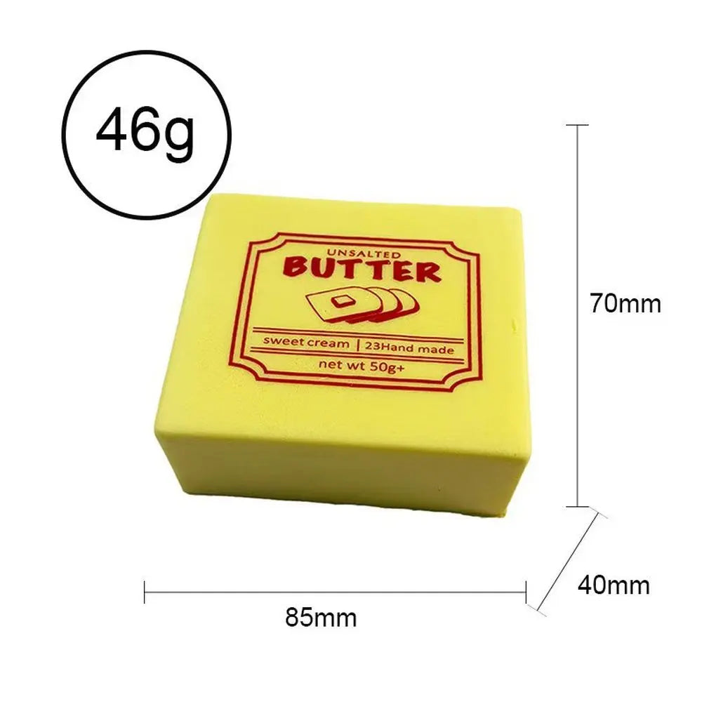 Butter Stick Squishy Toy Slow Rising Squeeze Toy Butter Bar Brick Squishy Fidget Toy Anti Stress Release Hand Relax Gift Toy