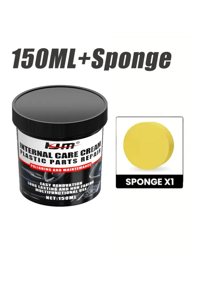 NEW Car Bumper Repair Paste - Restores Artificial Leather with Plastic, Enhances Black Effect, Car Polishing with Refurb Coat