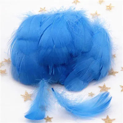 Natural Goose Feathers Plumes 4-15cm Colourful Swan Feather Plume for Home Decoration Craft DIY Party Jewelry Decoration 3Siz