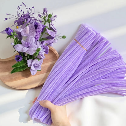 200 Pcs Pipe Cleaners Craft Supplies 2 Assortment Pastel Color Chenille Stems for Art and Craft Project Creative DIY Decorati