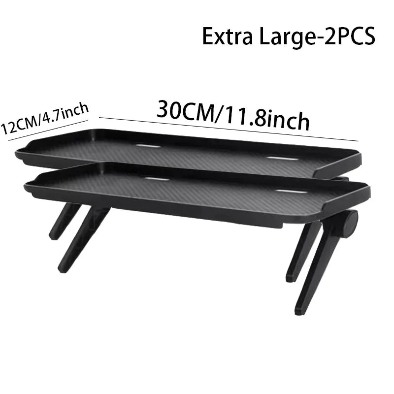 TV Screen Top Storage Shelf Adjustable Computer Monitor Desktop Screen Top Storage Rack Router Shelf Rack Home Organizer - C-