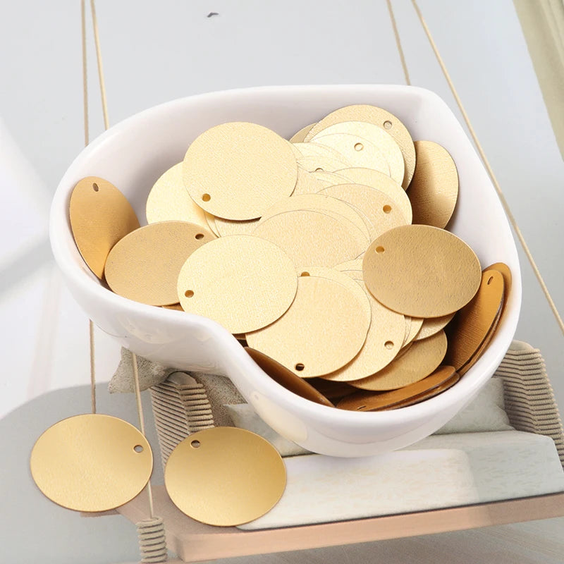 10g/Pack Round Sequin 6mm 8mm 10mm 15mm 20mm 30mm Sewing Sequins For Craft, Jewelry Accessories, Wedding Dress Craft 28 Color