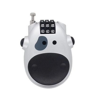 Bicycle Steel Cable Code Lock Suitcase Car Sled Telescopic Wire Rope Lock Bicycle Helmet High-precision Code Wheel Password L