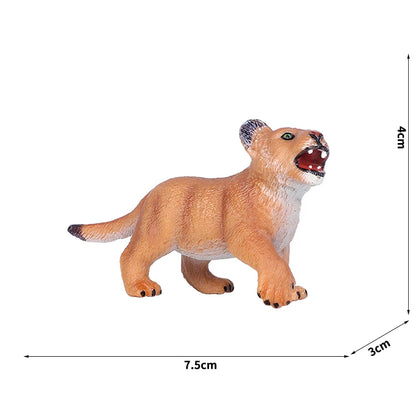 Simulation Wild Animal Model Wolf Monkey Fox Pangolin Squirrel Chinchilla Donkey Sloth Realistic Animal Figures Toys For Kids