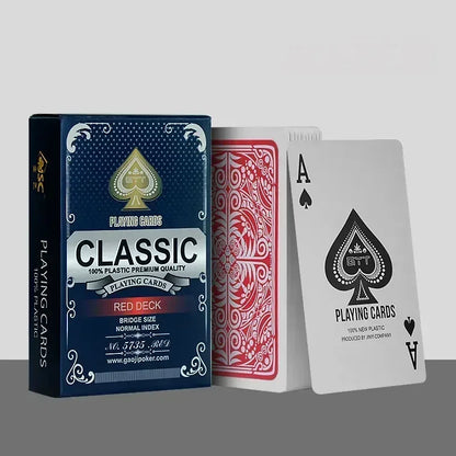 High Quality Waterproof PVC Polka Dot Playing Cards - Washable Adult Christmas Gift for Parties, Bars, Family Gatherings - Re