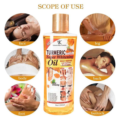 Turmeric Essential Oil Facial Body Massage oil Moisturizing Diffuser Aromatherapy Brightening Smoothing Body Face Skin Care 2