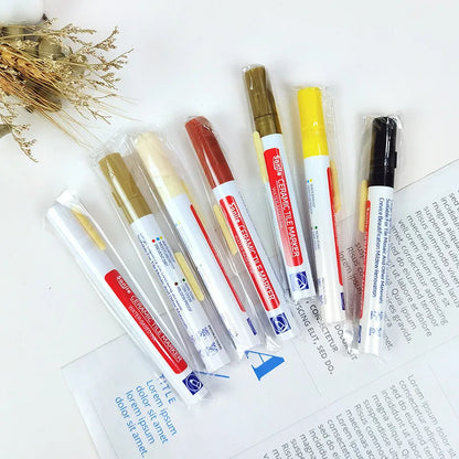 1/3 Pcs Waterproof White Marker Pen Wall Seam Repair Tiles Grout Markers Pens Floor Bathroom Decontamination Paint Brush Tool