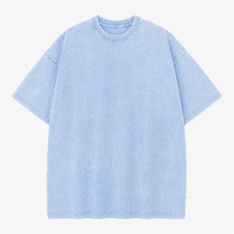 Custom T-shirt free print logo images vintage wash design tees pure cotton cultural shirts men's women's batik wax print Fabr