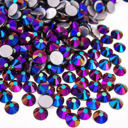 Billow Blue Series Non Hotfix Rhinestones SS6-SS30 Nail Charm Art Flatback Crystals Super Glitter Glass Strass for DIY Craft 