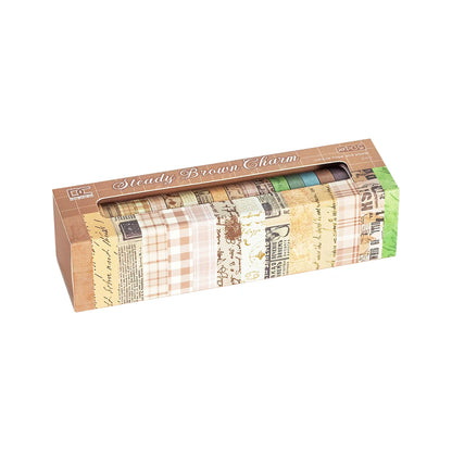 Washi Tape Set, 20 Vintage Striped Washi Tapes, Decorative Tape for Scrapbooking, Journal Decoration, Gift Wrapping, DIY Craf