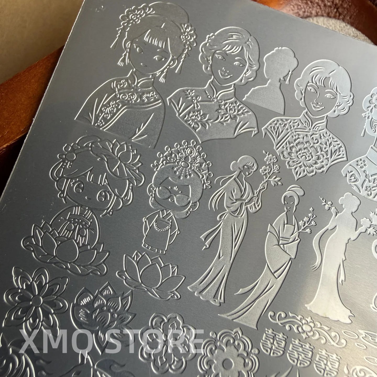 XMQ Nail Art Stamping Plates Handwriting Templates for Creative Design Manicure Tools