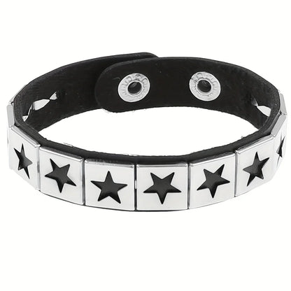 Fashion Gothic Punk Retro Multi Chain Street Dance Bracelet For Halloween Cosplay Christmas Party Birthday Lovers Gifts