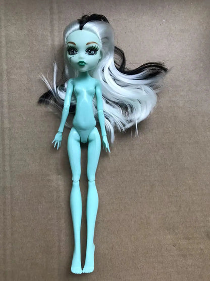 Multi-Joints Movable Doll Body Toy 23cm Doll Toy To Fit Many Heads White Green Brown Purple Monstering High Doll Body Cat hea