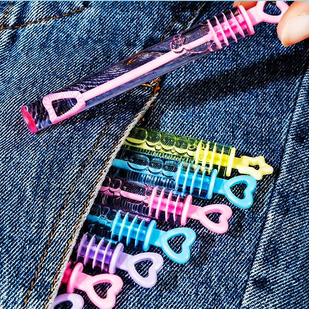 10-30PC Mini Cute Bubble Empty Tube Toy Kids Birthday Party Favors School Gifts Wedding Guests Souvenirs Pinata Rewards for K