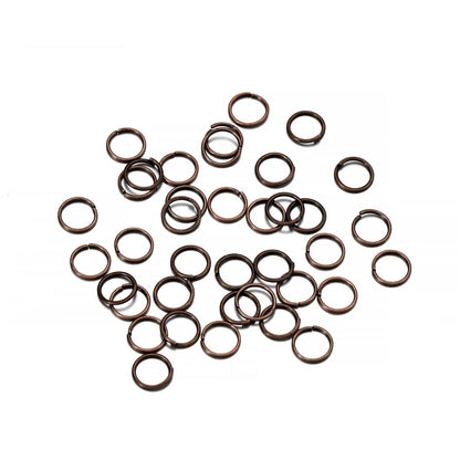 50-200pcs/lot 3-20 mm Jump Rings Split Rings Connectors For Diy Jewelry Finding Making Accessories Supplies