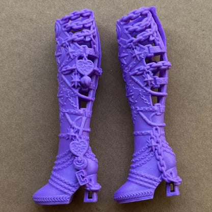 Colorful Monster Doll Boots Novelty Sandals 1/6 Scale Doll Shoes Accessories for Doll Decorations - NO.1