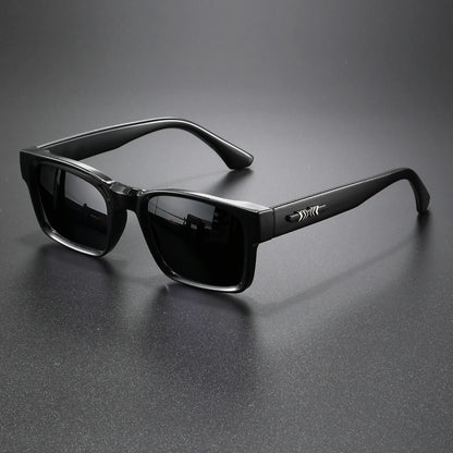 Retro Punk Fashion Sunglasses - Square Protective Frame, UV400 Unisex for Outdoor Adventures & Casual Style - C1