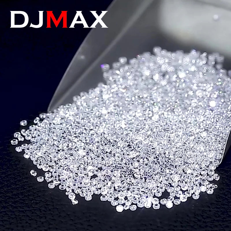 [ Full Size 0.7mm-20mm ] 1CT Small Size Loose Moissanites Stones D Color VVS1 Gemstone Lab Grown Moissanite Diamonds
