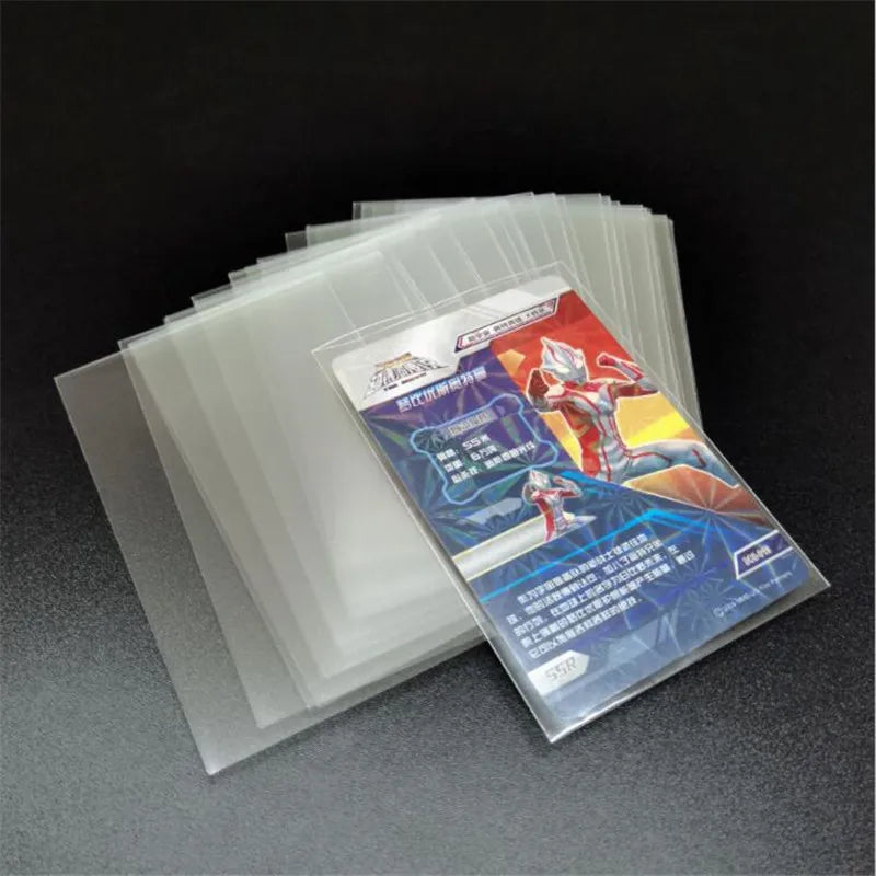 100Pcs Transprant Card Cover Protective Holder For Business Playing Desk Board Game ID Cards Photocard Holders Case 6X9cm