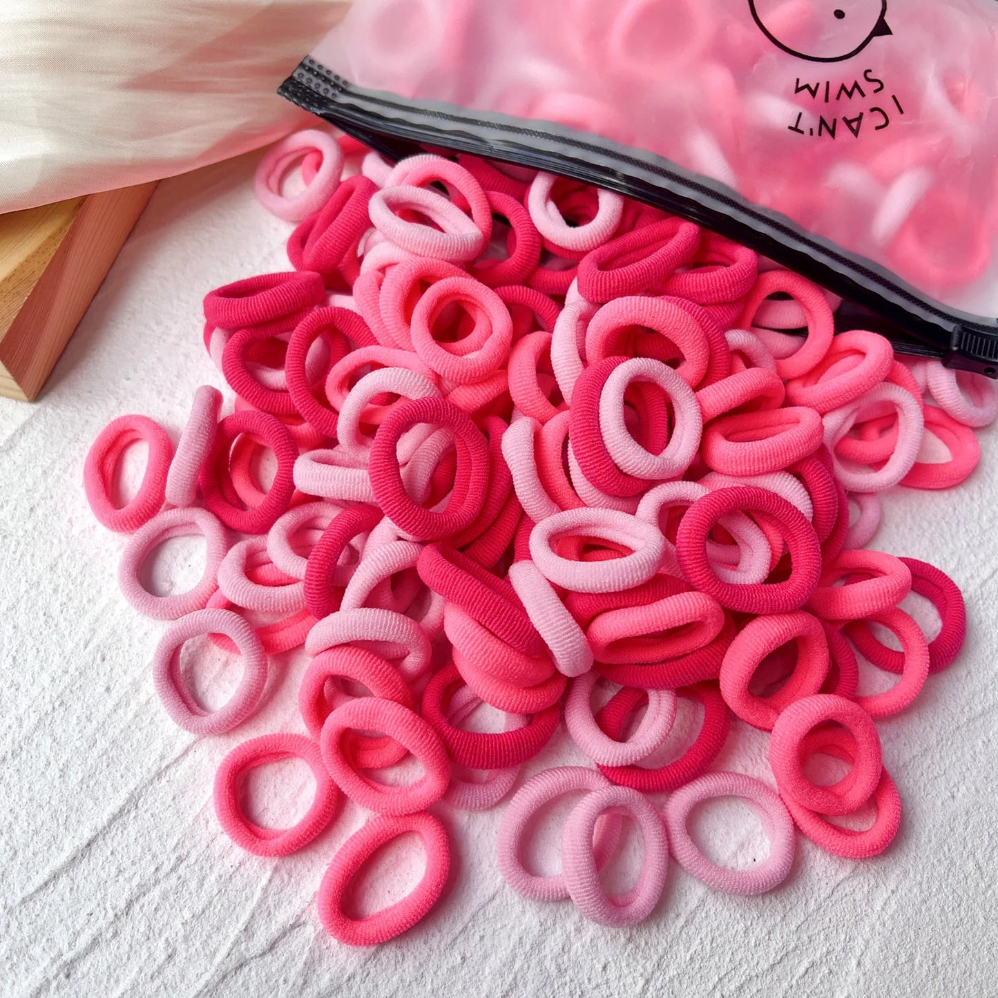20/50pcs Kids Elastic Hair Bands Girls Sweets Scrunchie Rubber Band for Children Hair Ties Clips Headband Baby Hair Accessori