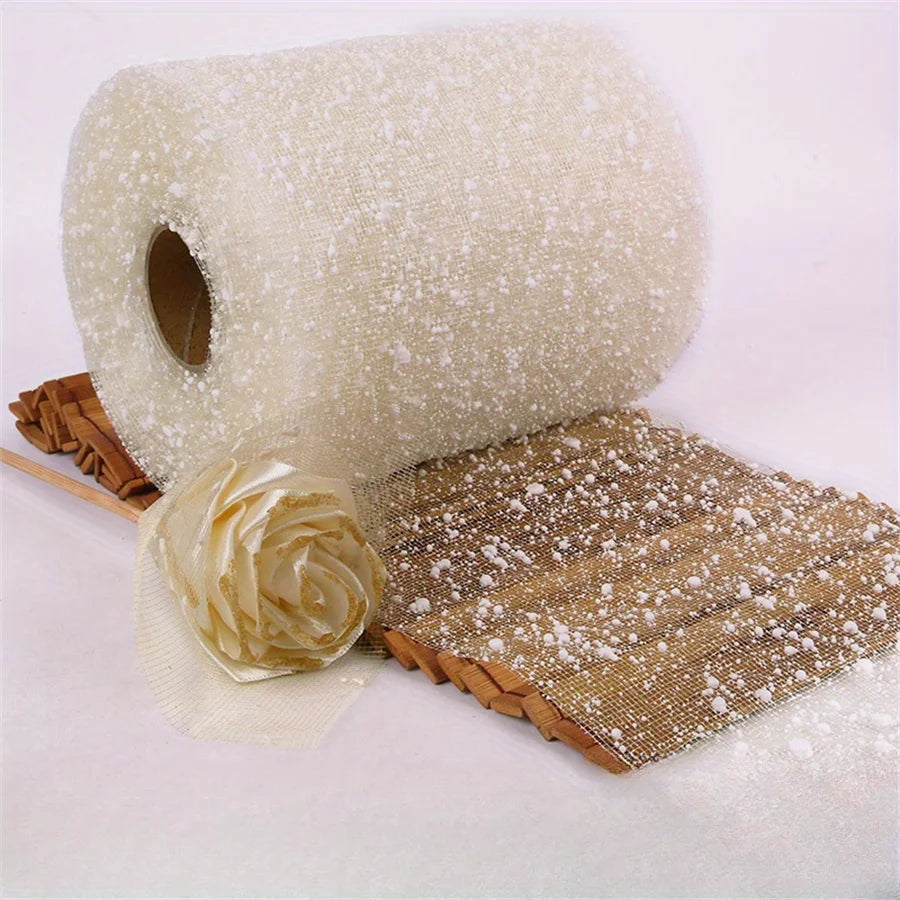 Handcrafted Silk Ribbon Rose Wrapping Paper - Versatile for Bouquets, Home & Office Decor | Available in Multiple Colors - Cr