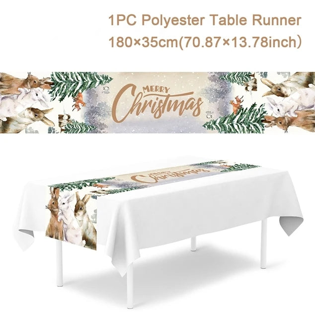 Table Runner Christmas Decoration For Home Decor 2025 Gifts - 29