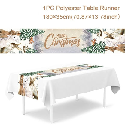 Table Runner Christmas Decoration For Home Decor 2025 Gifts - 29