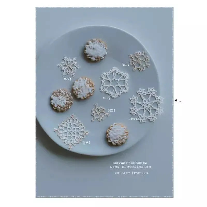 Learn Tatting Lace from Scratch: 101 Edgings & Motifs to Master - DIY Handicraft Tutorial Book for Beginners