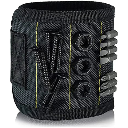 Magnetic Wristband for Holding Screws,Nails，Drilling Bits,Wrist Tool Holder Belts with Strong Magnets,Cool Gadgets for Men, w
