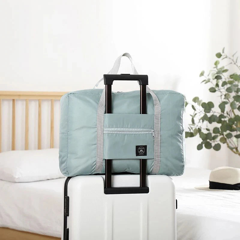 Foldable Travel Duffel Bag for Airlines Carry on Bag for Women and Girls Lightweight Large Capacity Sports Weekend Trip Overn